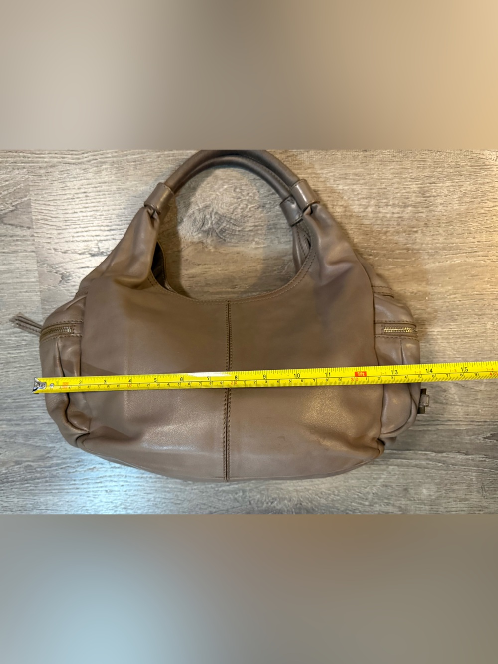 Vintage Max Mara leather slouchy hobo shoulder bag - Picture 13 of 14